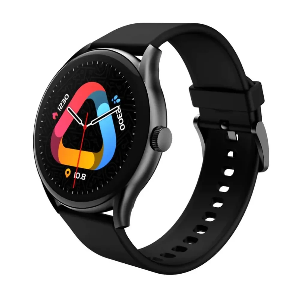 QCY Watch GT Smart Watch Retina AMOLED Display- Black Color