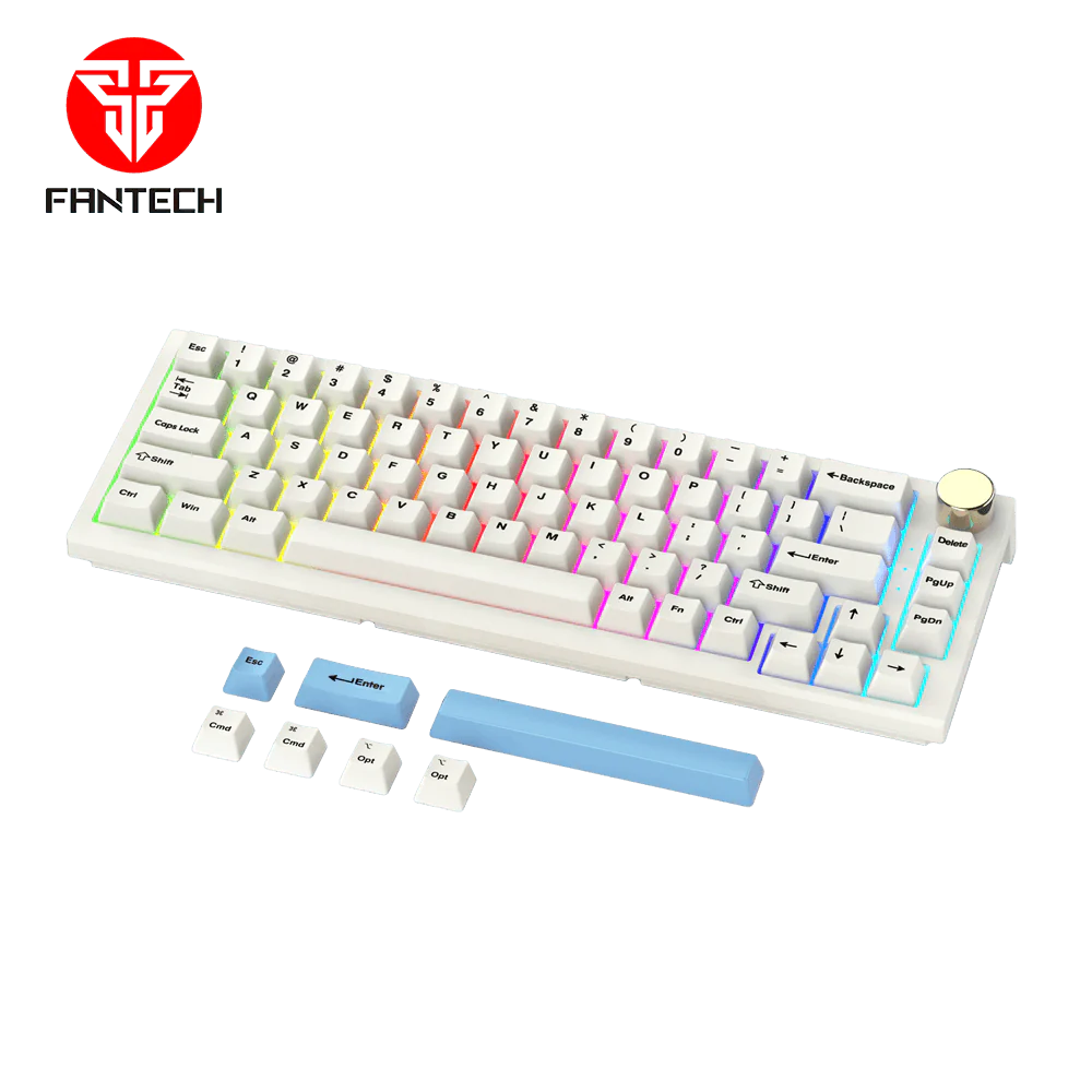 Fantech MAXFIT67 MK858 Space Edition RGB Kailh Box White Switch Mechanical Hotsw